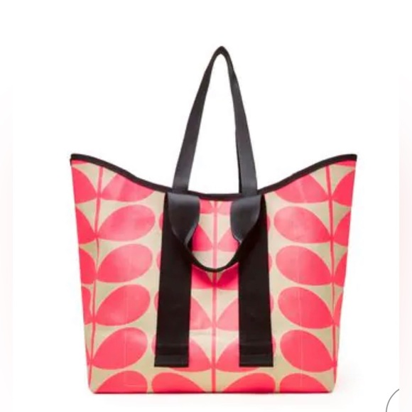 Orla Kiely Bags Orla Kiely Coated Cotton Large Totecarryall Poshmark